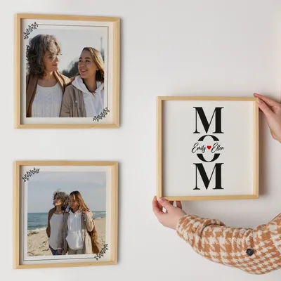 Personalized 3-Piece Frame Gift for Mom