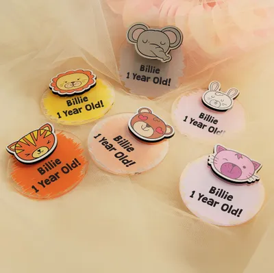 Personalised Birthday Magnets 10-Pack Keepsake Gift
