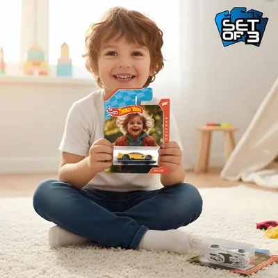 Personalized Boxed Toy Car with Photo Gift