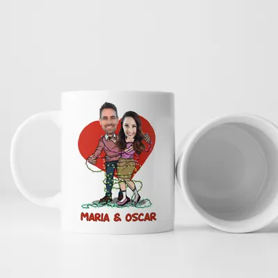 Personalized Cartoon Photo Printed Coffee Mug