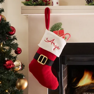Personalized Christmas Fireplace Stocking