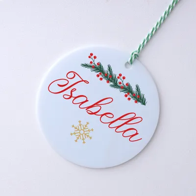 Personalized Christmas Ornament