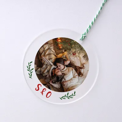 Personalized Christmas Ornament with Letters