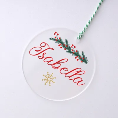 Personalized Christmas Ornament with Name