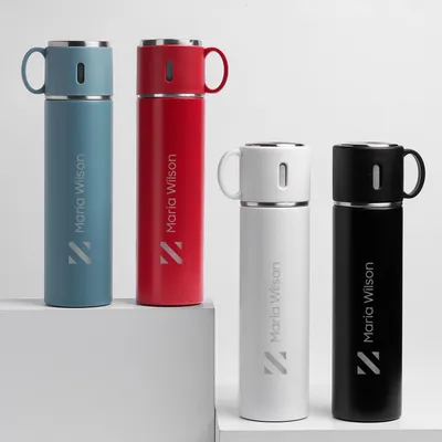 Personalized Corporate Logo Thermos with Name