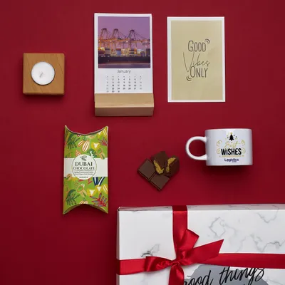Personalized Corporate New Year's Gift Box with Logo
