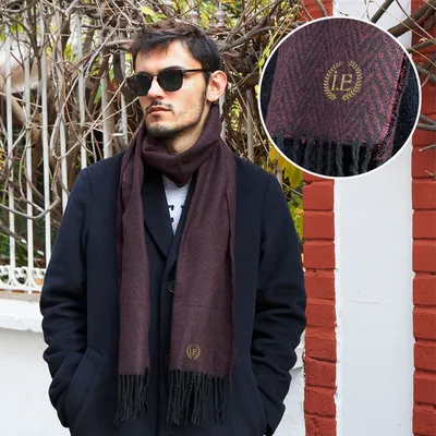 Personalized Embroidered Scarf