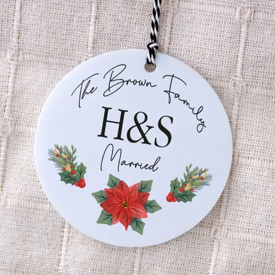 Personalized Family Christmas Ornament