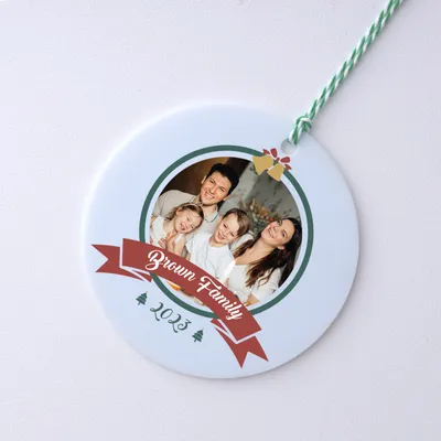 Personalized Family Christmas Ornament