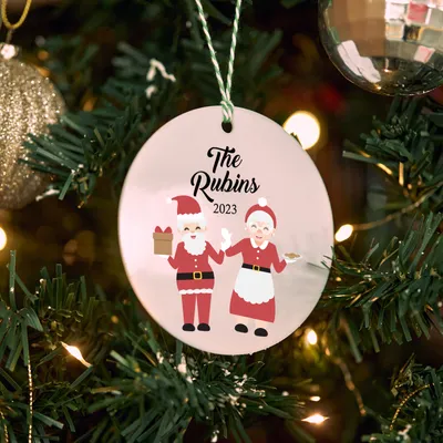 Personalized Family Christmas Ornament