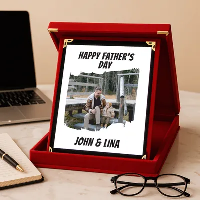 Personalized Father's Day Gift Plaque for Dad