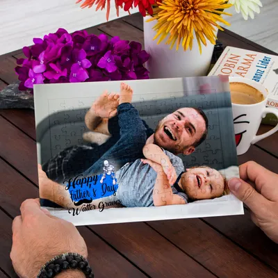 Personalized Father's Day Photo Puzzle – Unique Memory Keepsake