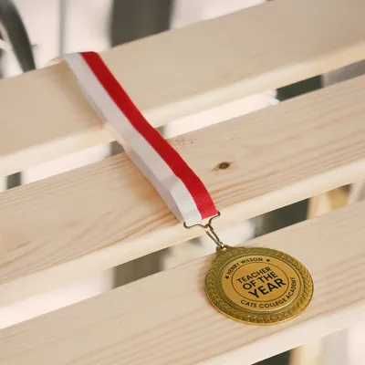 Personalized Gold Medal Award for Success