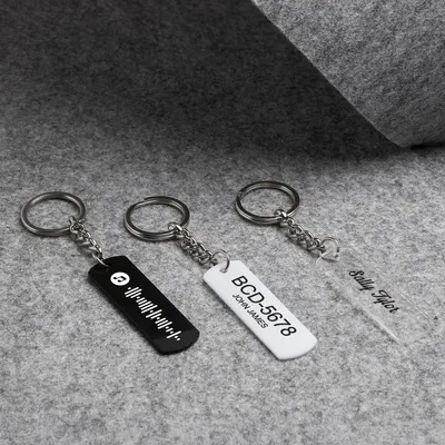Personalized Keychain with Custom Design Options