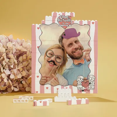 Personalized Love Block Puzzle Photo Gift