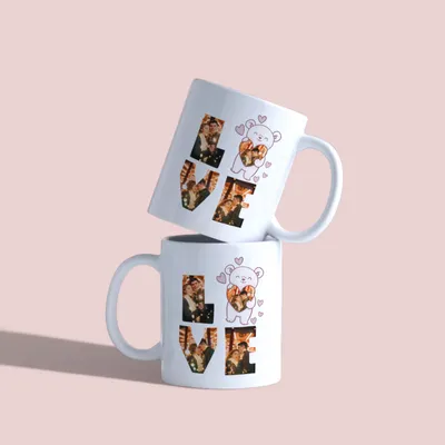 Personalised Love Photo Mug for Couples