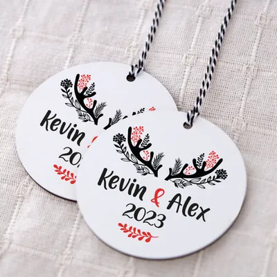 Personalized MDF Christmas Tree Ornament