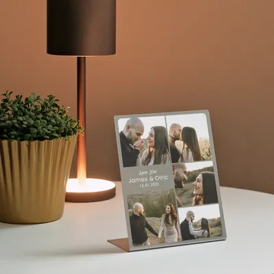Personalized Metal Desktop Photo Frame Gift