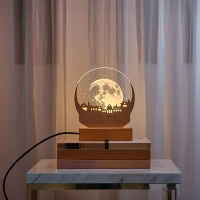 Personalized Moonlight Night Lamp Keepsake Gift