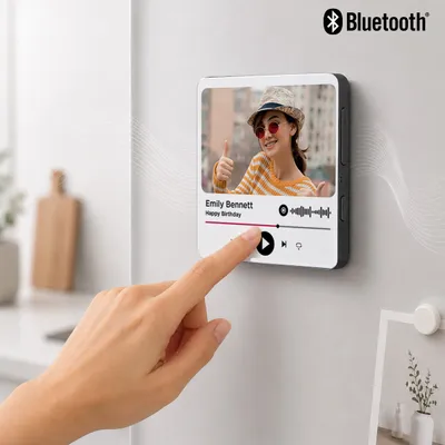 Personalized Music Player Magnet with Bluetooth and Voice