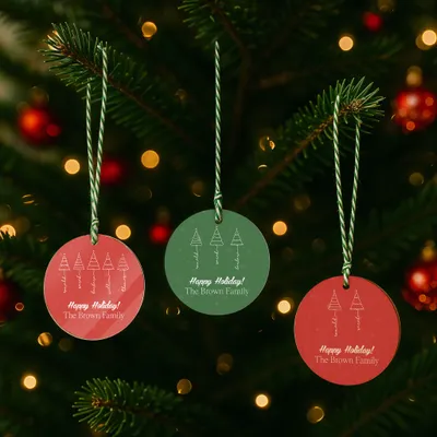 Personalized Name Christmas Tree Ornament