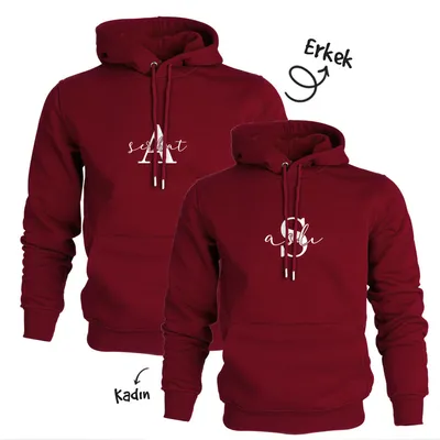 Personalized Name Sweatshirt Set for Couples