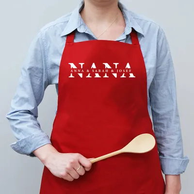 Personalized Nana Kitchen Apron for Grandma