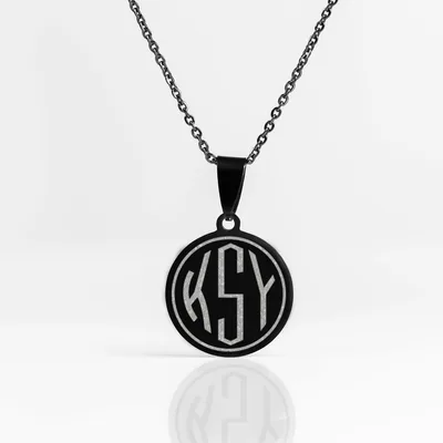 Personalized Necklace with Monogram Design