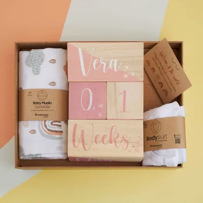 Personalized Newborn Baby Gift Box
