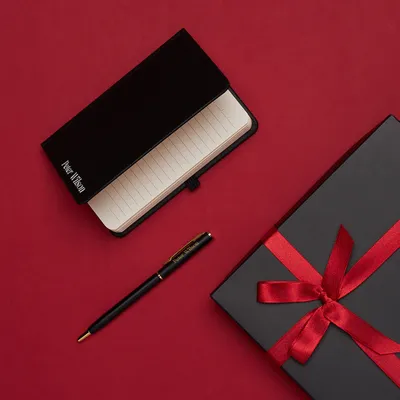 Personalized Notebook and Pen Gift Set