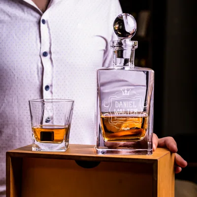 Personalized Orkney Whiskey Set in Premium Box