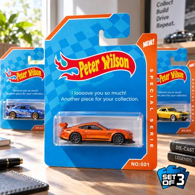 Personalised Packaged Toy Car for Collectors