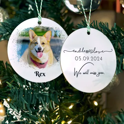 Personalized Pet Christmas Tree Ornament