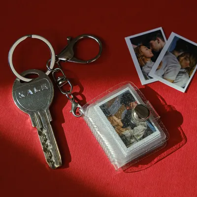 Personalized Photo Album Keychain with 16 Pictures