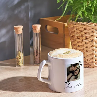 Personalized Photo and Name Printed Coffee - Tea Mug