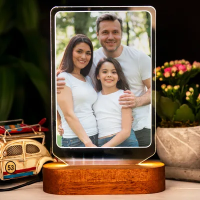 Personalized Photo Printed 3D LED Lamp