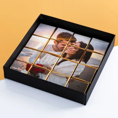Personalized Photo Printed Chocolate Puzzle