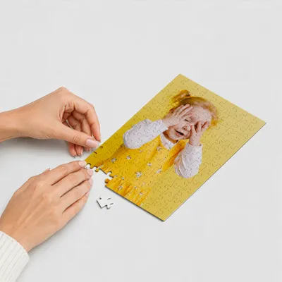 Personalized Photo-Printed Mini Puzzle in a Capsule Bottle for Kids