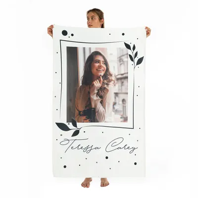 Personalized Photo Printed TV Blanket