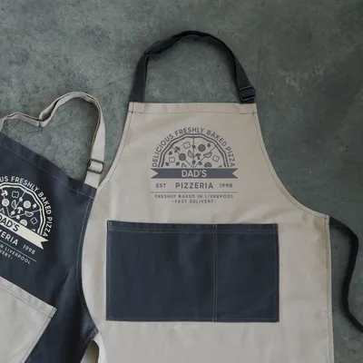 Personalized Pizza Chef Apron for Dad