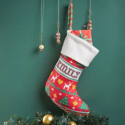 Personalized Santa Stocking for Festive Home Decor