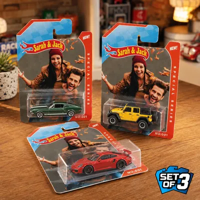Personalized Toy Car with Custom Packaging