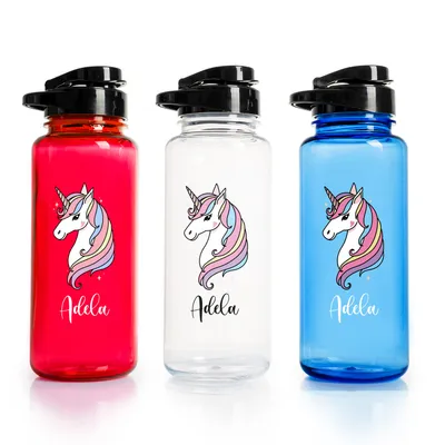 Personalized Unicorn Water Bottle for Kids and Women