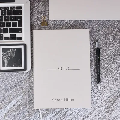 Personalized Unlined Notebook