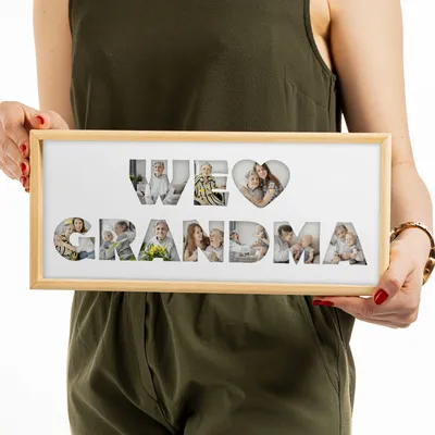 Personalized We Love Grandma & Grandpa Photo Frame