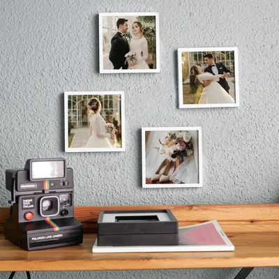 Personalized White Photo Frame Set of 4