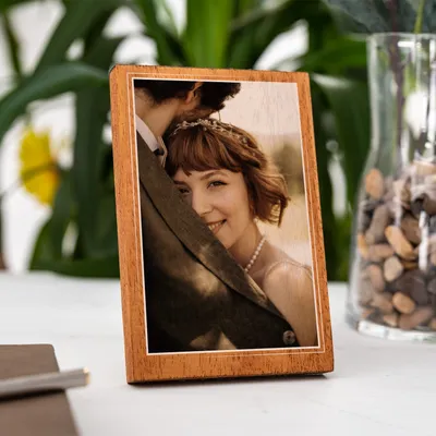 Photo Printed Wooden Desktop Frame