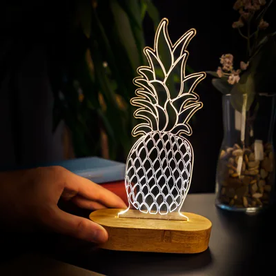 Pineapple Design LED Lamp