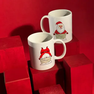 Santa Claus Designed Mug Cup