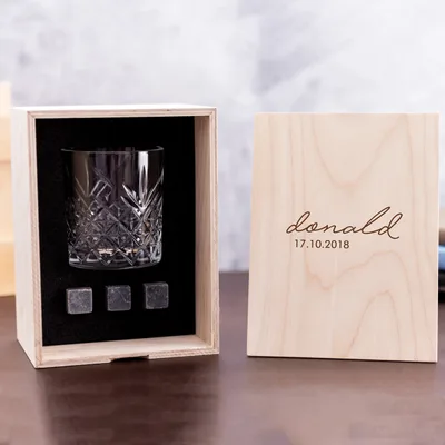 Signature Design London Personalized Whiskey Glass Set